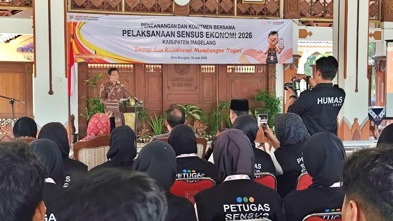 Bupati Magelang Minta Pelaku Usaha Tak Khawatir Data Bocor pada Sensus Ekonomi 2026