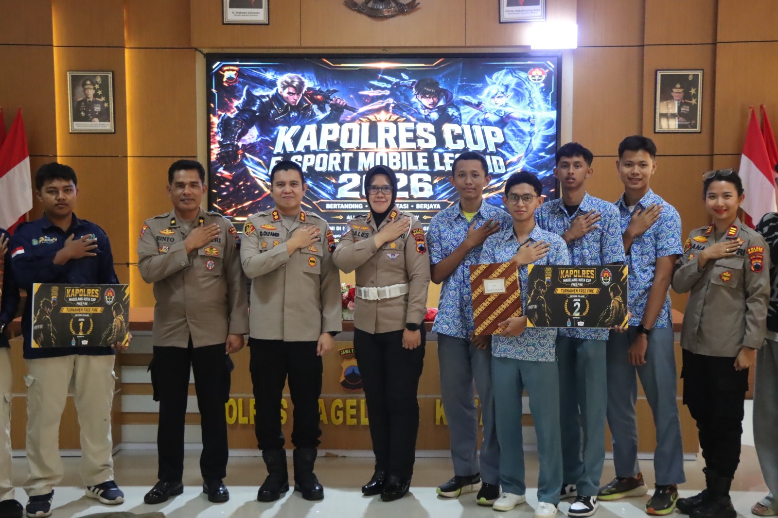 Polres Magelang Kota Sukses Gelar Lomba E-Sport, Wadah Kreativitas Anak Muda