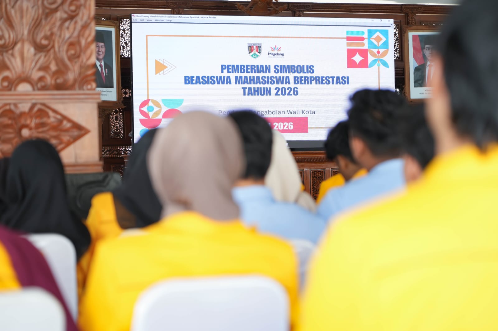 200 Mahasiswa Berprestasi Terima Beasiswa dari Pemkot Magelang