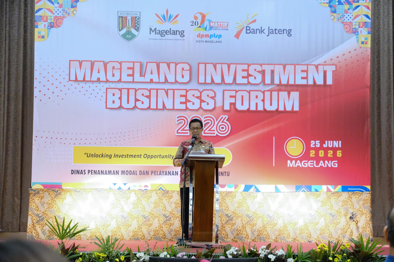 Kota Magelang Bidik Investasi Rp57 Miliar, MASSIF 2026 Perkuat Daya Tarik Investor