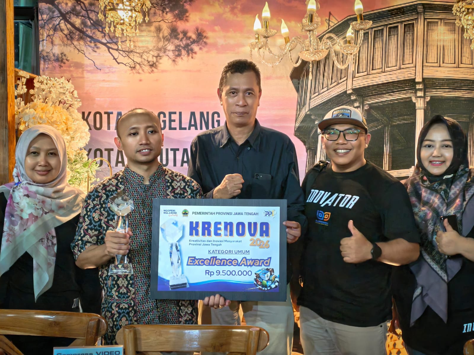 Kota Magelang Raih Penghargaan Utama KRENOVA Jawa Tengah 2026