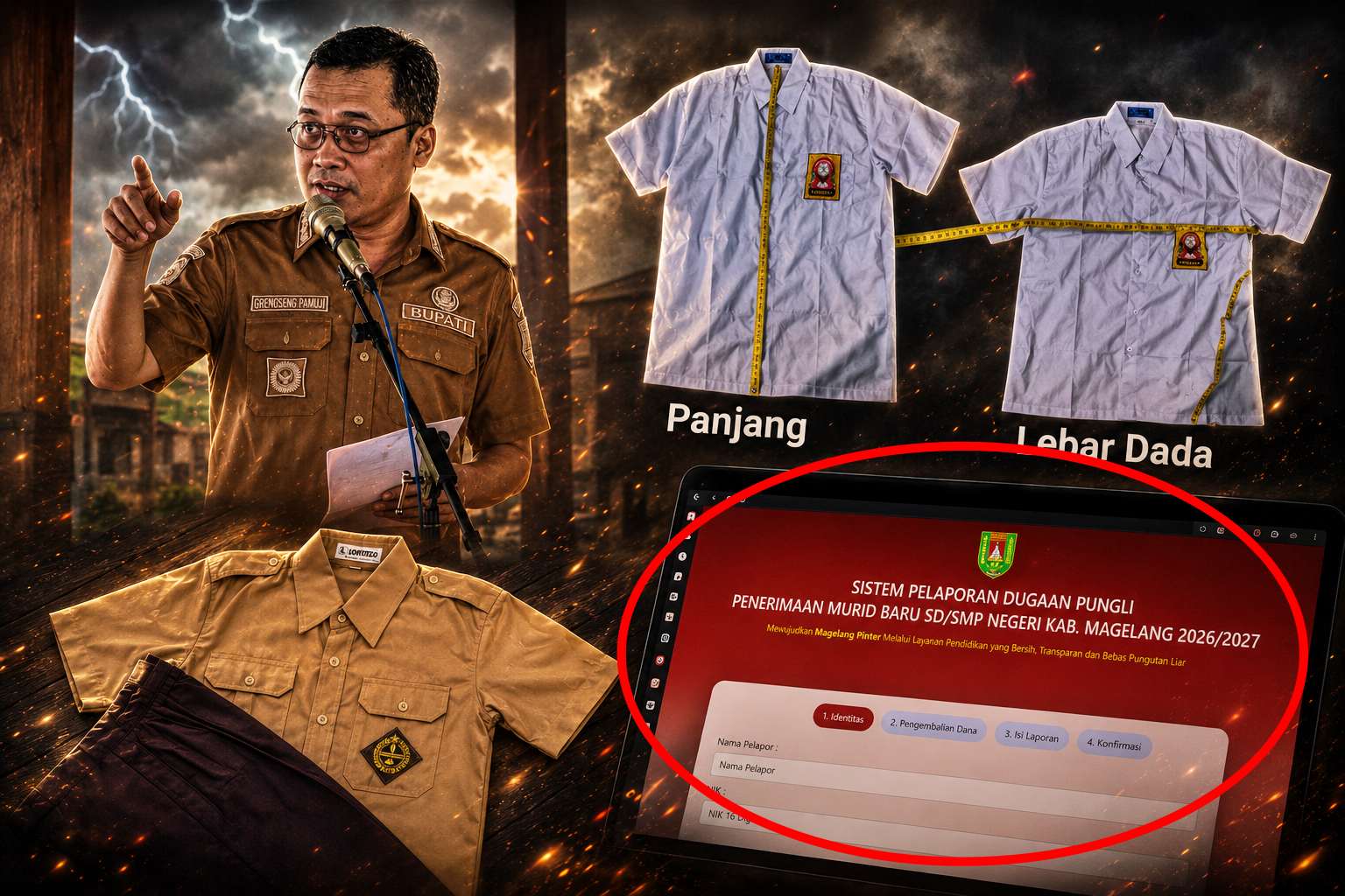 Masih Ada Sekolah Jual Seragam Gratis? Bupati Magelang Siapkan Kanal Pengaduan Khusus