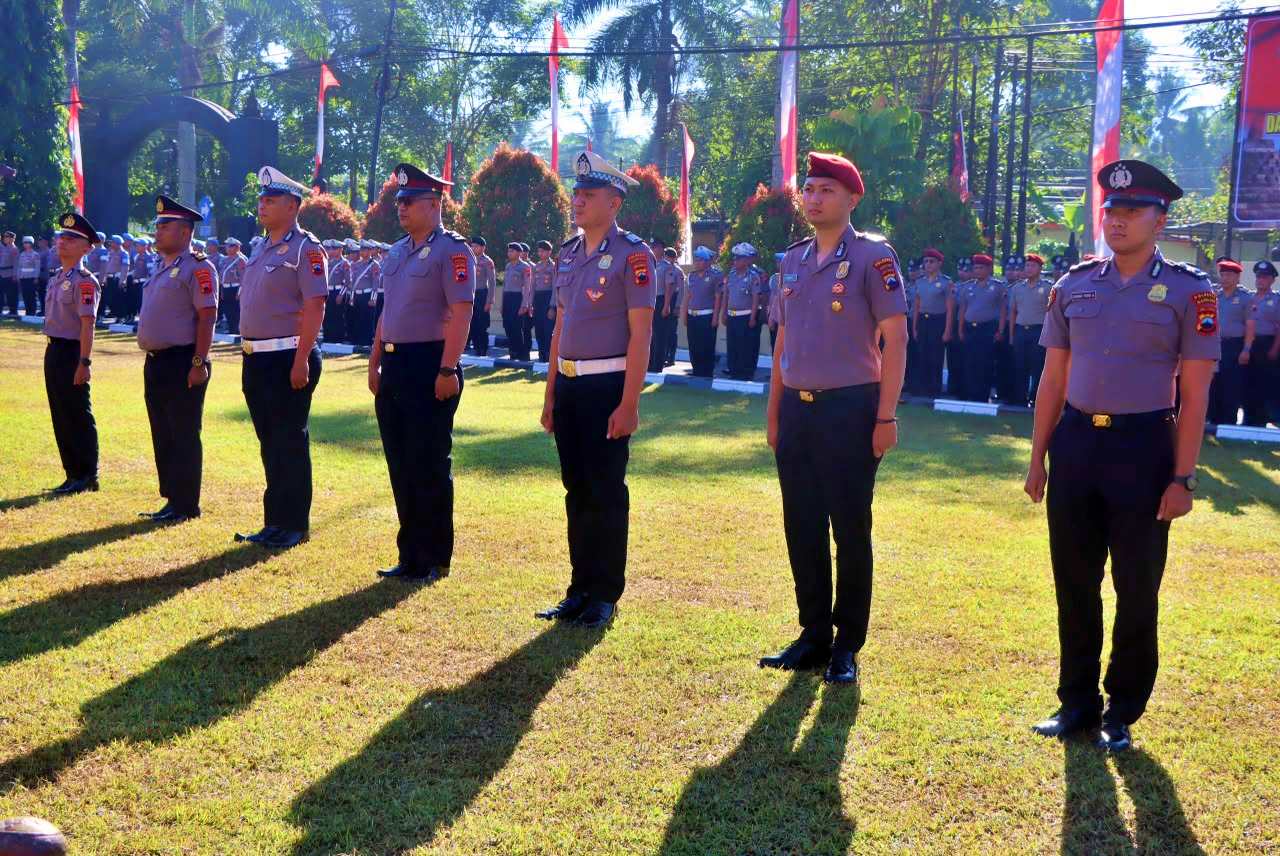 86 Personel Polresta Magelang Naik Pangkat, 22 Personel Diwisuda Purnabakti dalam Upacara Penuh Makna