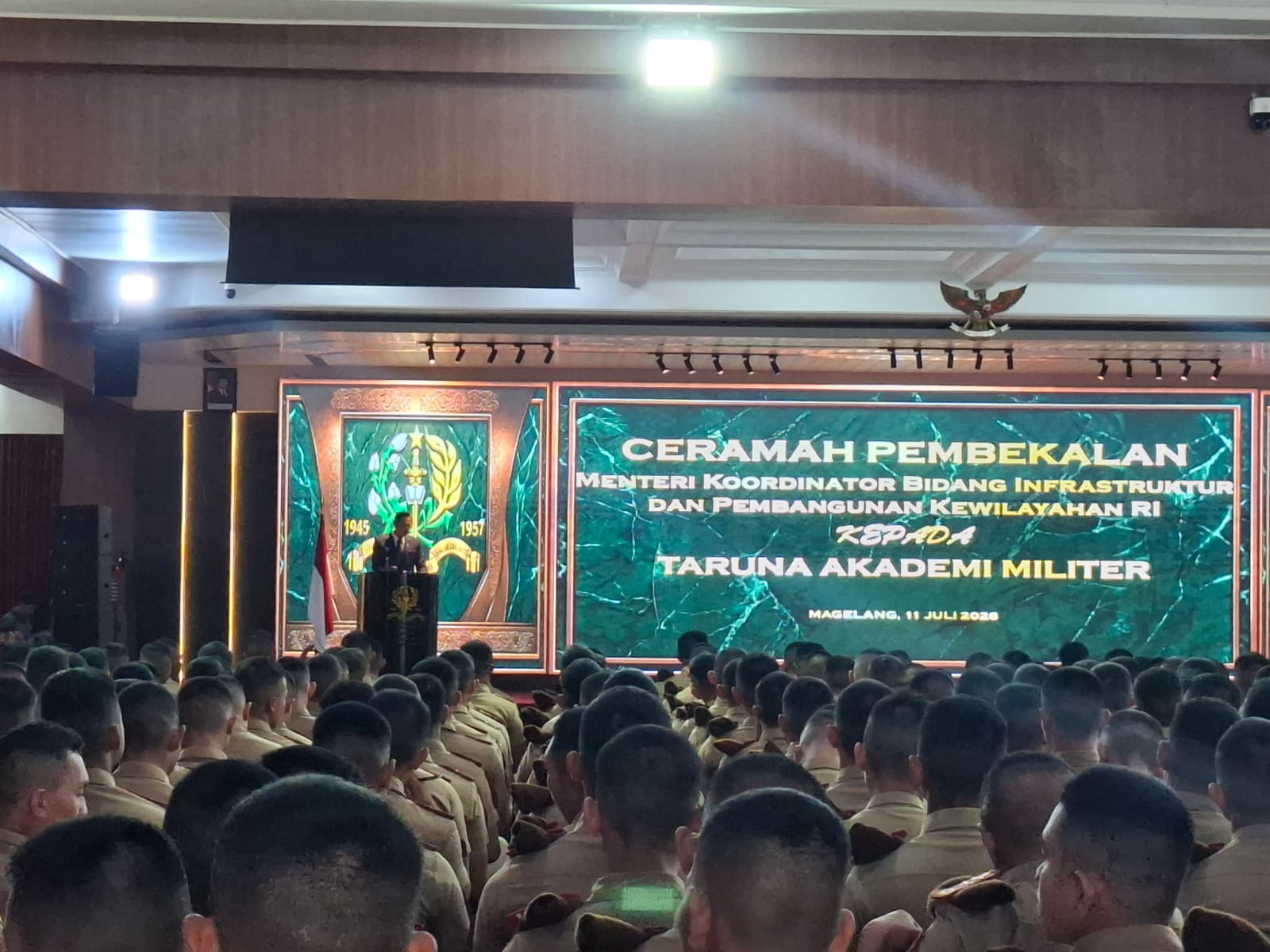 Menko AHY Bekali Taruna Akmil Wawasan Geopolitik dan Infrastruktur