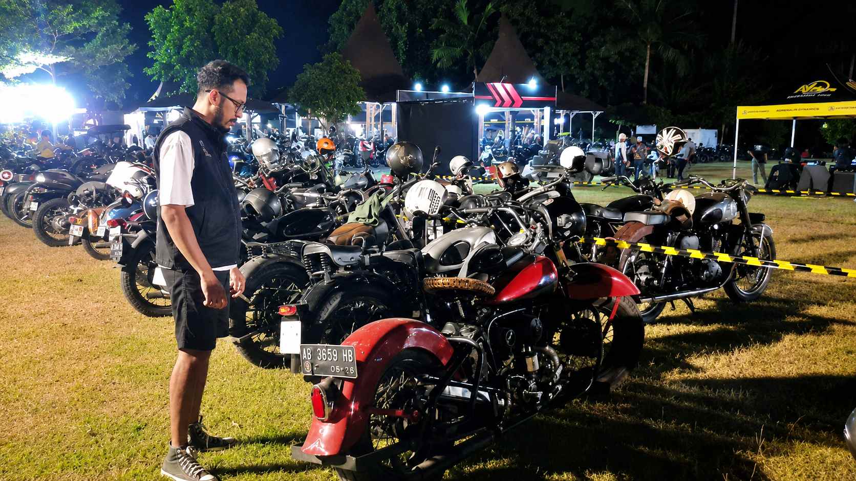 Pestaporantique Borobudur 2026, ratusan motor antik hadir