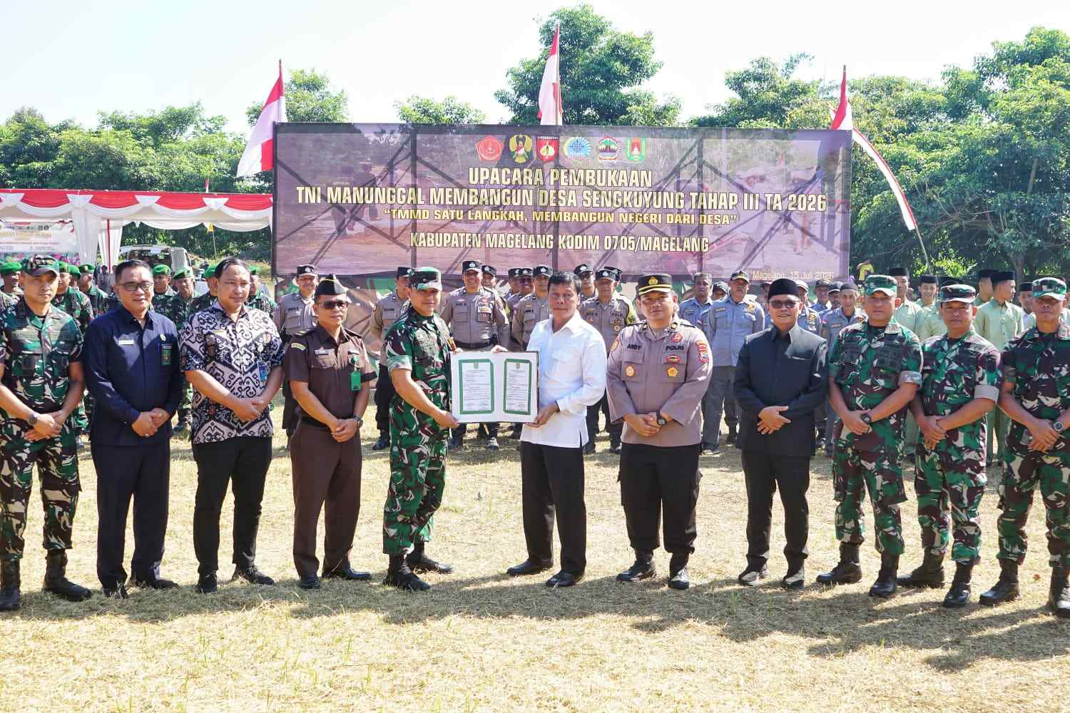 TMMD Sengkuyung Tahap III Girikulon, Secang Resmi Dimulai