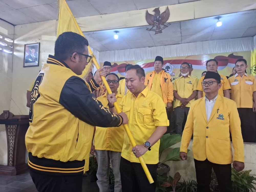 Pengurus DPD II Partai Golkar Kabupaten Magelang masa bakti 2025-2030 resmi dikukuhkan, Minggu (9/8/2026). (foto: mta)