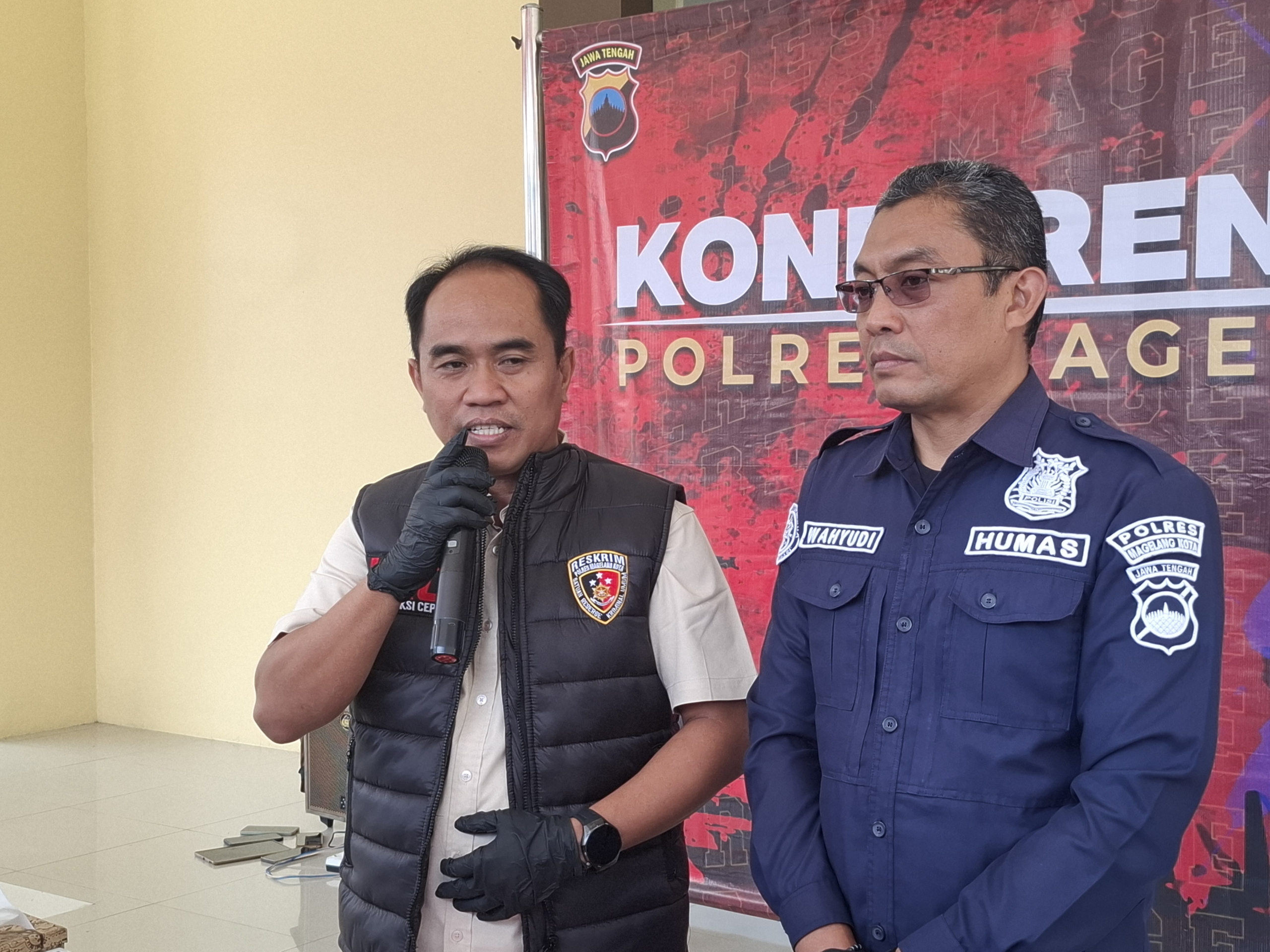 Sejoli Asal Demak Dibekuk Polisi Usai Gasak Motor di Magelang