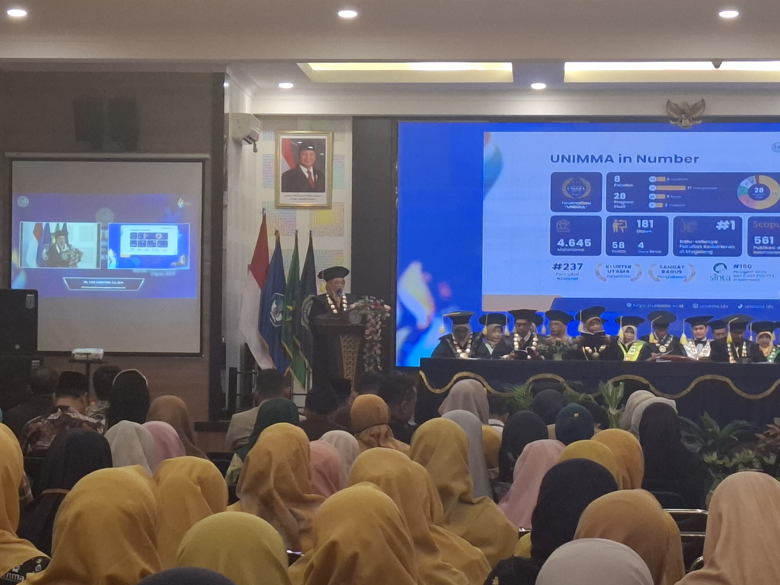 Laporan Tahunan Rektor UNIMMA,  Tegaskan Komitmen “Level Up for Future Impact” Menuju Internasionalisasi