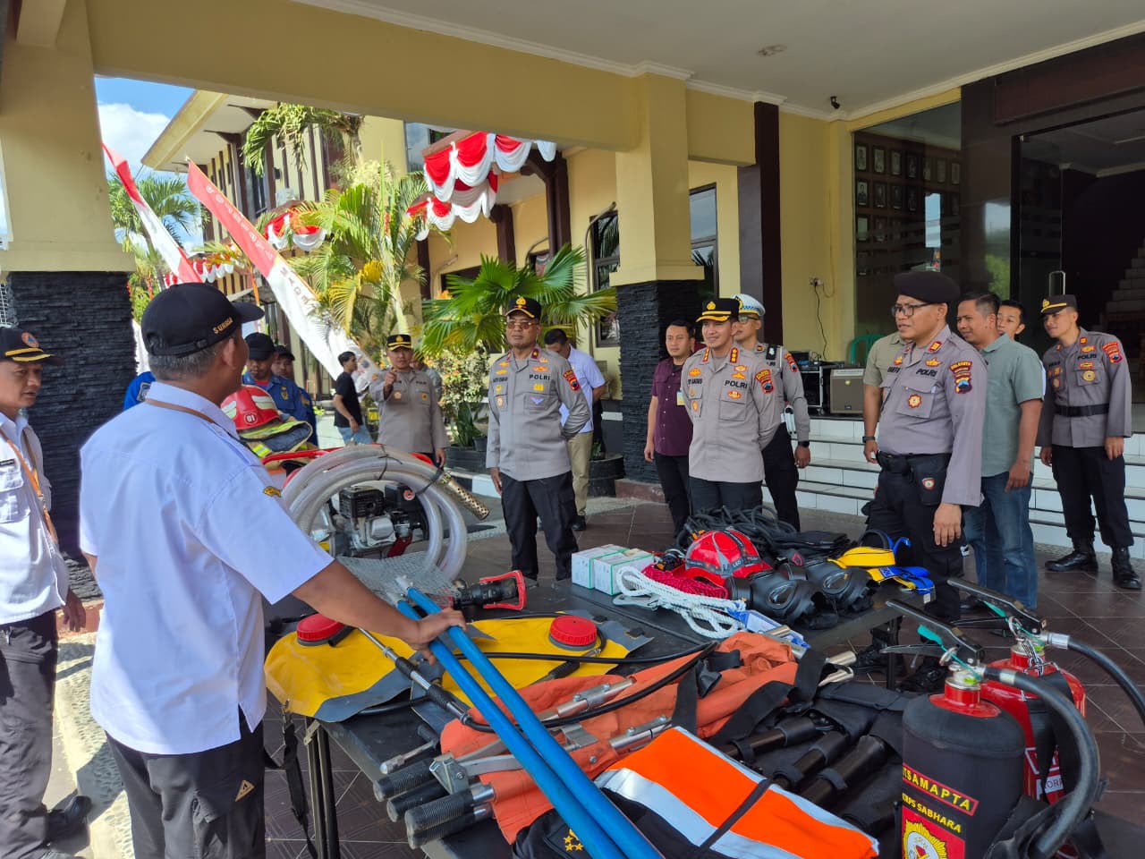 Siaga Musim Kemarau! Wakapolda Jateng Turun Langsung Cek Peralatan Karhutla di Magelang