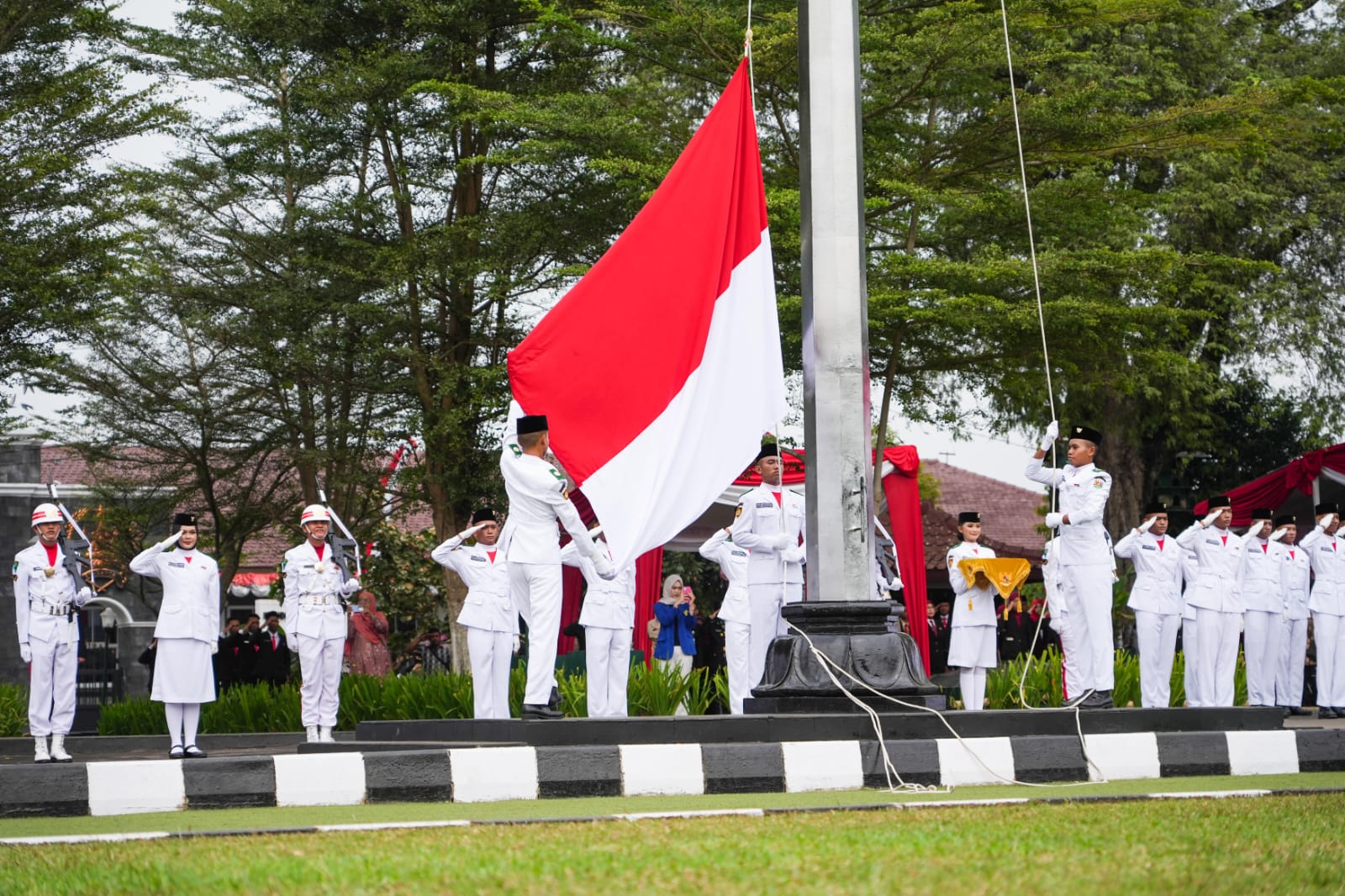 Peringatan Detik-Detik Proklamasi di Kota Magelang Berlangsung Khidmat