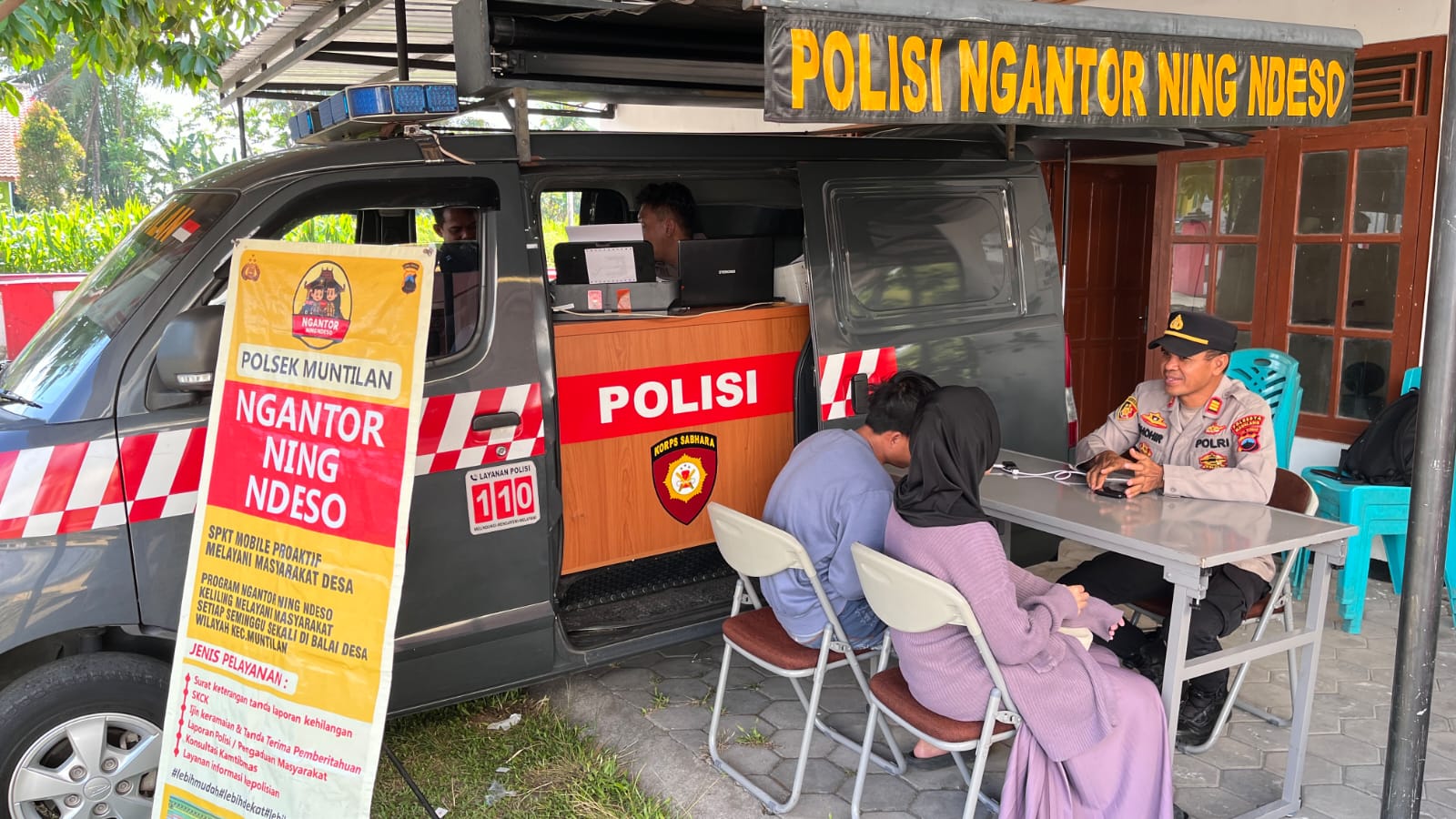 Warga Muntilan Tak Perlu Jauh ke Kantor Polisi, 637 Pelayanan Hadir di Desa