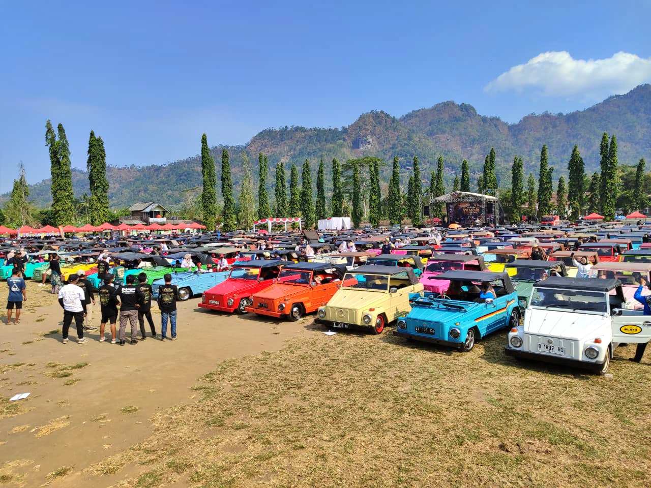 Parade VW Safara Sak Borobudur 2026, Ikon Wisata Baru Borobudur Magelang