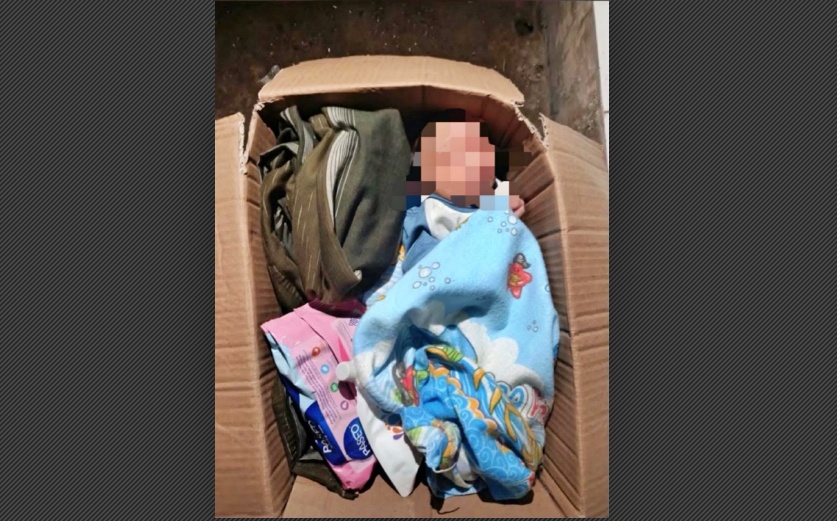 Penemuan Bayi dalam Kardus di Pasar Klitikan Sleman