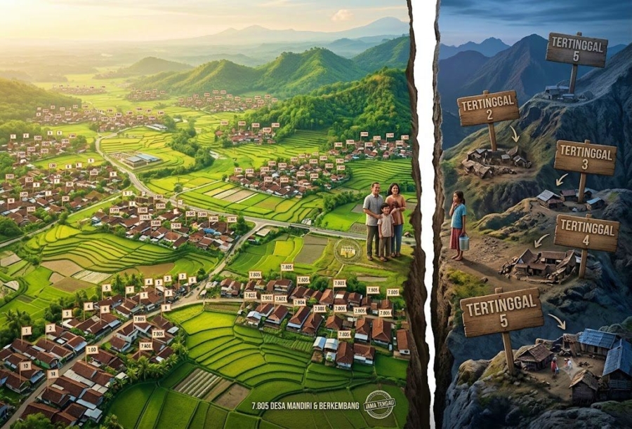 ilustrasi Desa Tertinggal