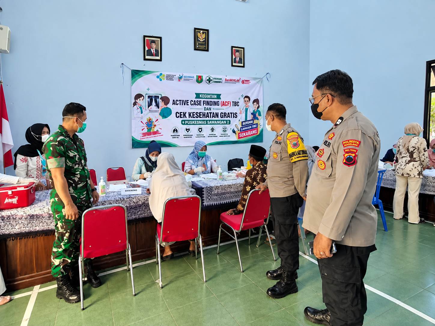 100 Warga Tirtosari Diperiksa, Pelayanan TBC Terintegrasi CKG Digelar di Sawangan