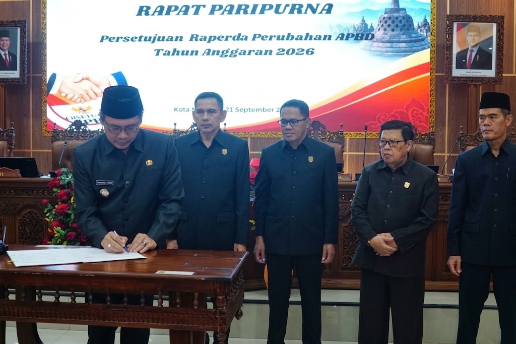 DPRD Kabupaten Magelang Setujui Raperda Perubahan APBD 2026