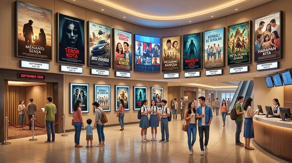 Daftar Film Baru di Bioskop September 2026, 9 Film Indonesia Siap Tayang