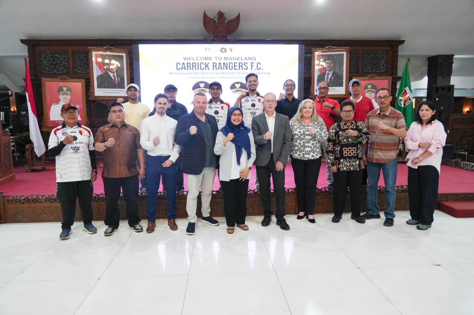 Carrick Rangers FC Jalin Kolaborasi Sepak Bola Usia Muda di Kota Magelang