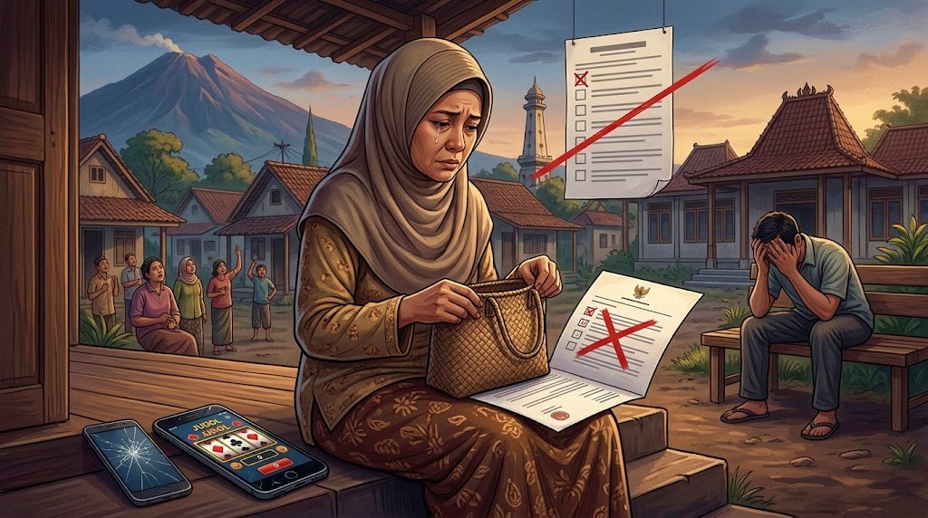 Ilustrasi Penerima Bansos Dicoret Mayoritas Terindikasi Judol