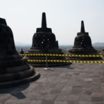 Proses pemugaran di kawasan Candi Borobudur_Foto_Sekretariat Museum dan Cagar Budaya