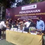 Kejari Kabupaten Magelang Musnahkan Barang Bukti 103 Perkara Pidana