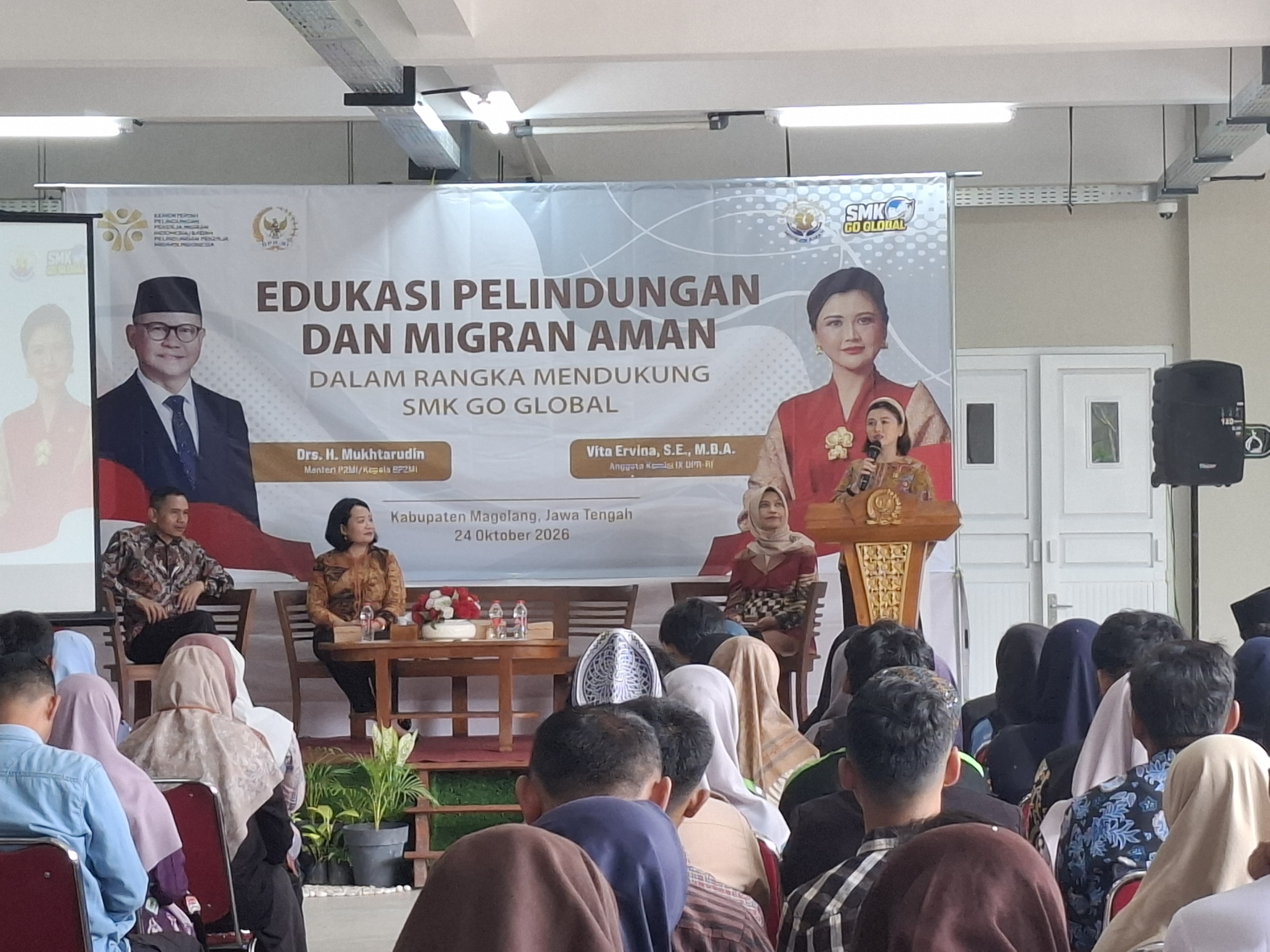 Dukung SMK Go Global, Vita Ervina Dorong Perlindungan dan Kesiapan Pekerja Migran Sejak Dini