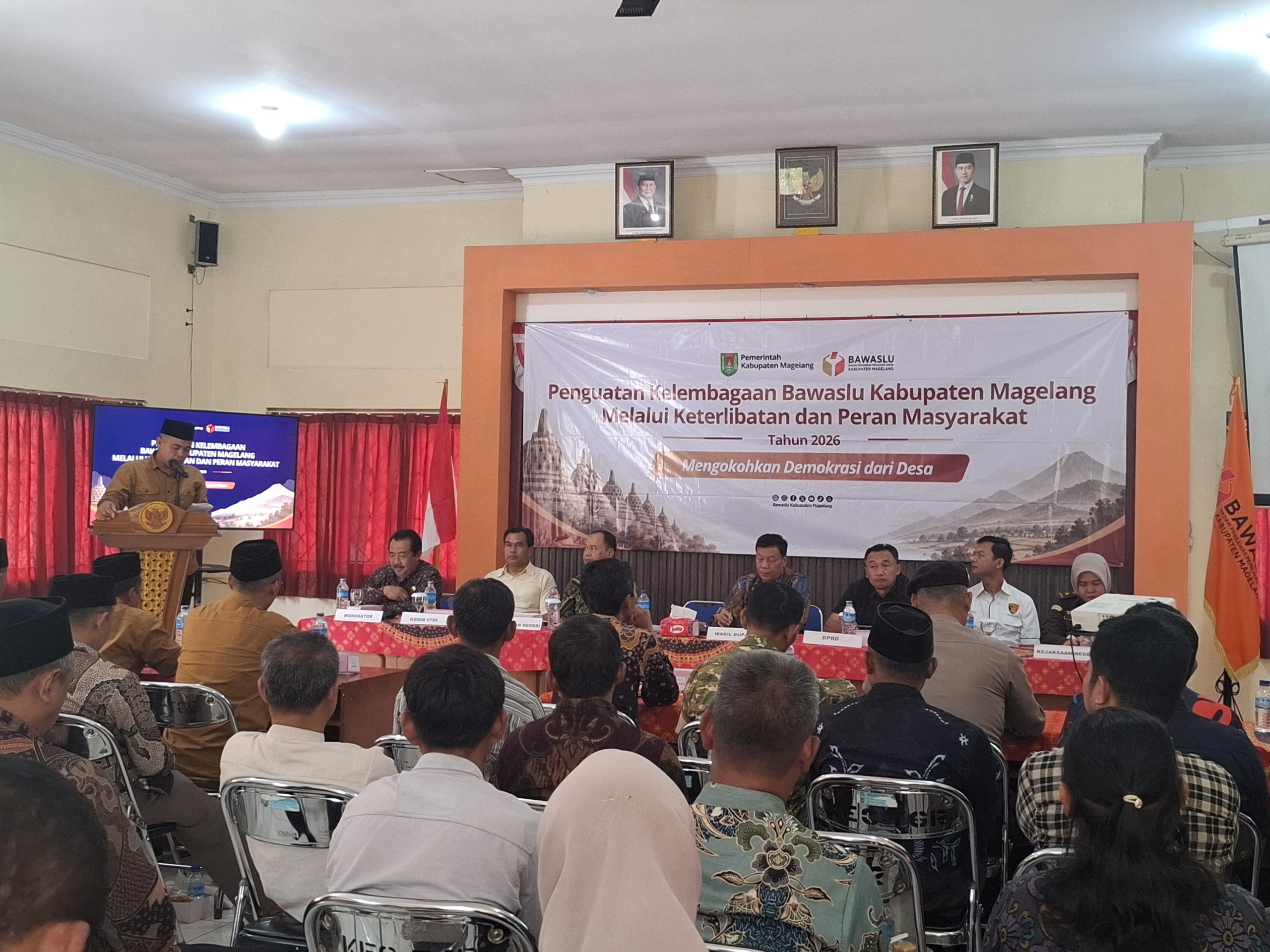 Perkuat Demokrasi, Bawaslu Magelang Pertajam Pembinaan 48 Desa APU dan Pengawasan