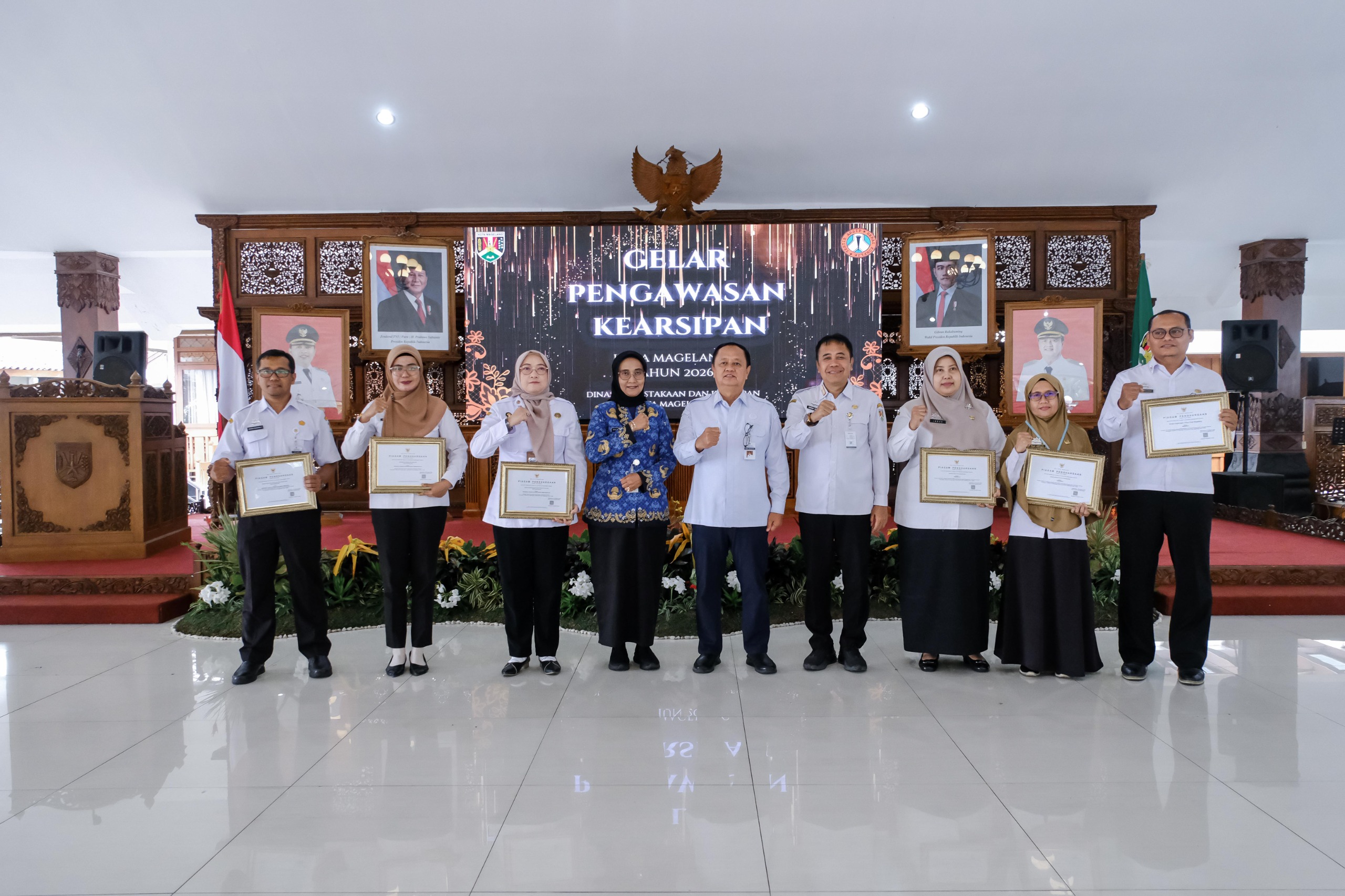 Evaluasi Kearsipan 2026, 6 Perangkat Daerah Kota Magelang Raih Predikat Sangat Memuaskan