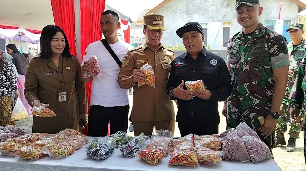 Gerakan Pangan Murah Distanpan dan Champion Cabe Diserbu Warga Ngablak