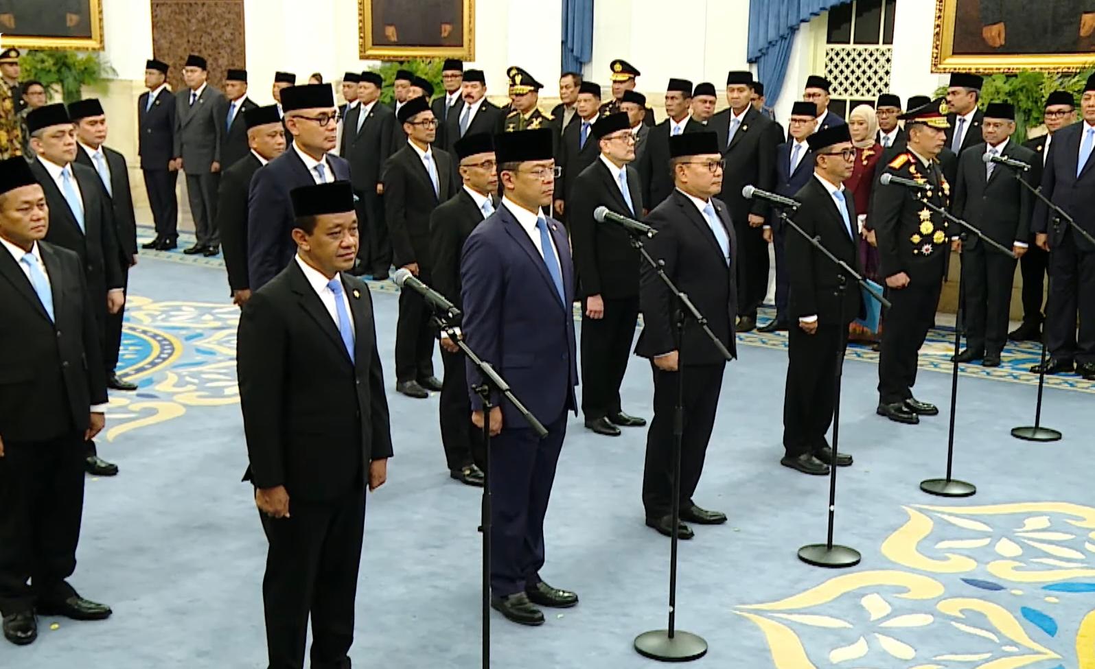 Reshuffle Kabinet Merah Putih, Prabowo Lantik Menko hingga Kapolri