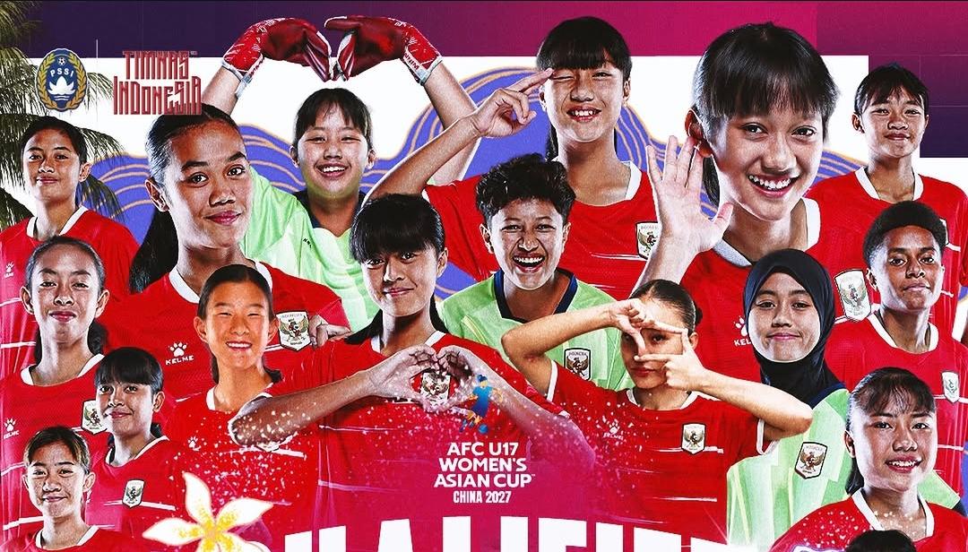 Timnas Putri U-17 Indonesia Lolos ke Piala Asia 2027
