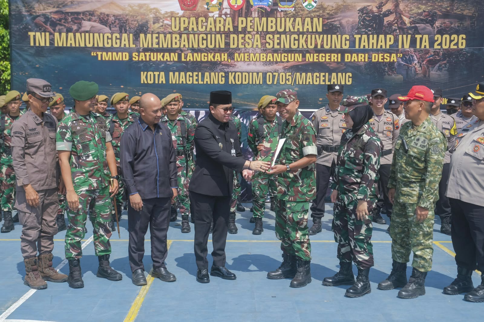 TMMD Sengkuyung Tahap IV 2026 Kota Magelang Resmi Dimulai