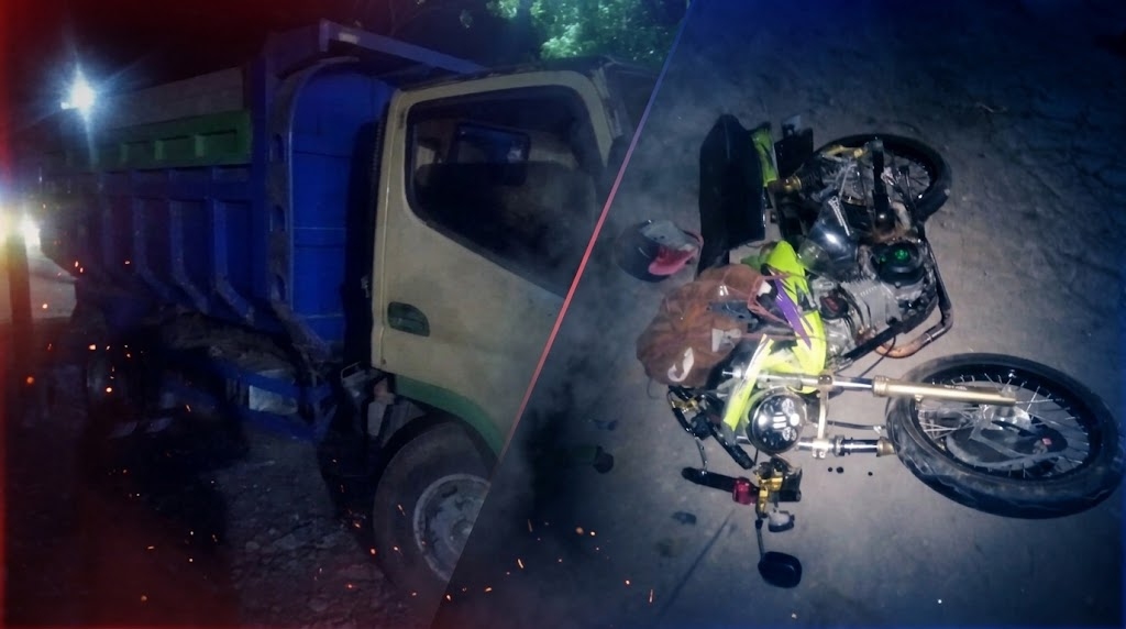 Kecelakaan Mau Secang Sepeda Motor dan Truk