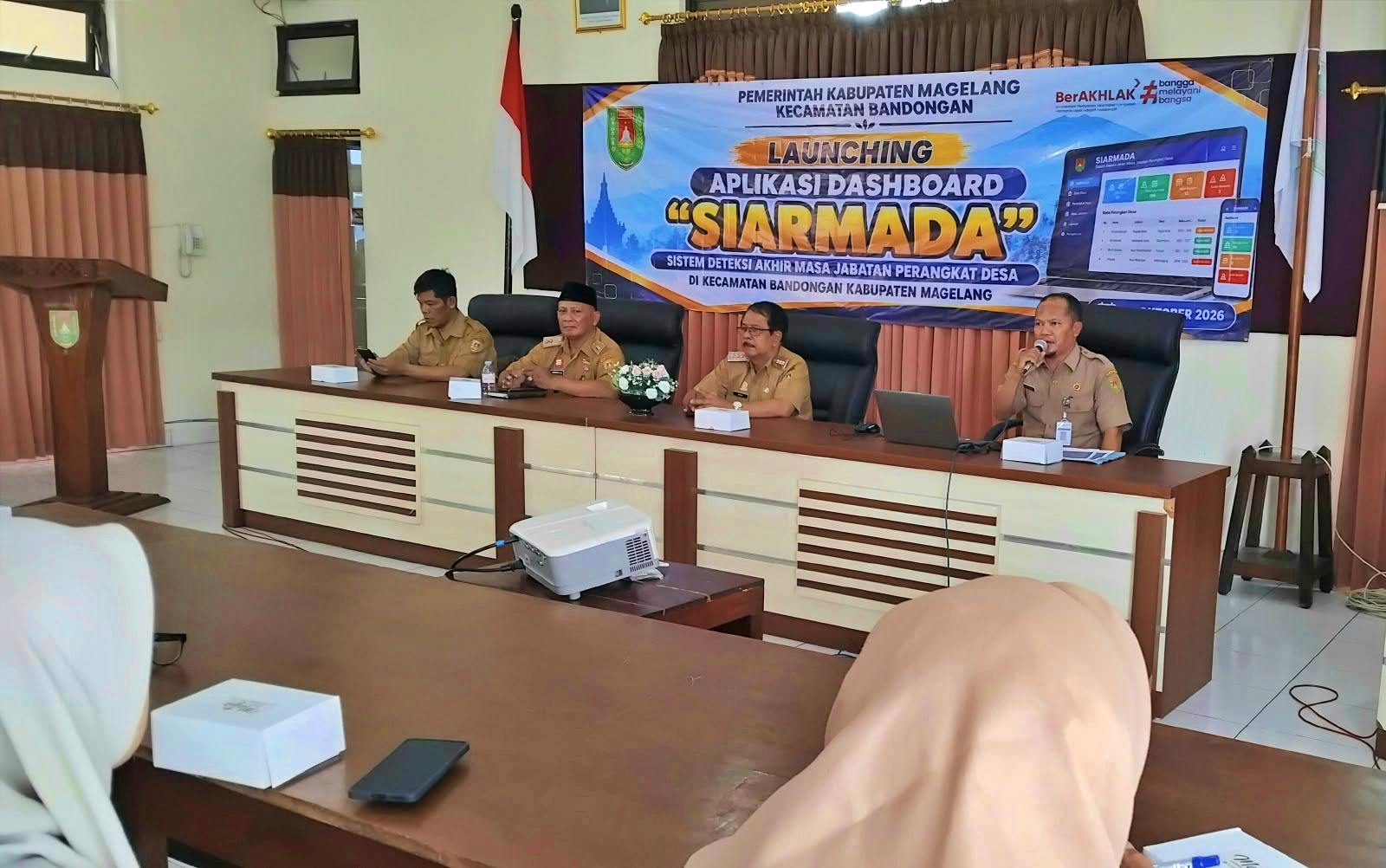 Launching Aplikasi Si Armada, Cegah Kekosongan Lama Kursi Peraangkat Desa di Bandongan